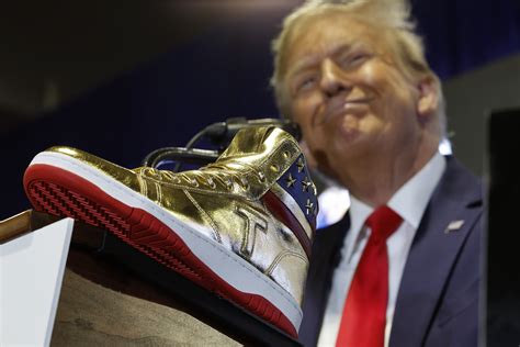 trump shoes memes|people wearing trump sneakers.